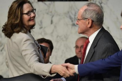 Gina Haspel a su llegada al Comité de Inteligencia del Senado.-/ MANDEL NGAN / AFP