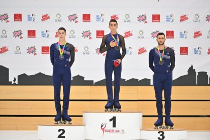 Héctor Díez Severino fue el mejor en la Copa del Mundo de Patinaje. HDS