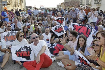 Movilización de Soria Ya el año pasado en Villaciervos reclamando la ejecución de la A-11.-Luis Ángel Tejedor