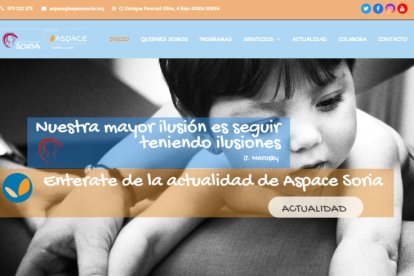 Página web de Aspace Soria. HDS