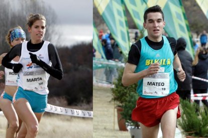 Marta Pérez y Dani Mateo completaban un gran cross de Atapuerca y tienen un porcentaje muy alto de esta en el Europeo de diciembre.-Luis Ángel Tejedor