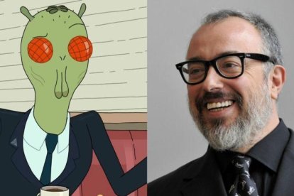 Álex de la Iglesia prestará su voz al personaje de Cornvelious Daniel en la serie de la cadena TNT Rick y Morty.-EL PERIÓDICO