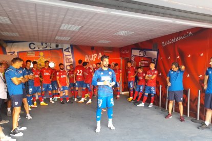 Presentación del Numancia. MARIO TEJEDOR