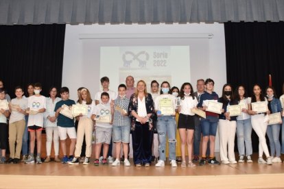 Premiados en la Olimpiada Matemática de Soria en la edición de 2022. HDS