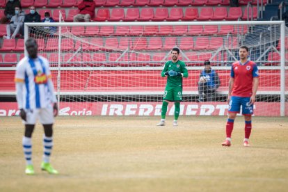 La portería de Isma Gil lleva cuatro partidos seguidos en casa sin encajar goles. GONZALO MONTESEGURO