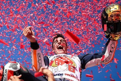 Marc Márquez es ya una leyenda del deporte mundial.-