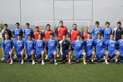 Plantilla del Numancia Juvenil B. ÚRSULA SIERRA-