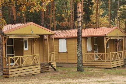 Bungalows del camping El Cobijo de Vinuesa-V.G.