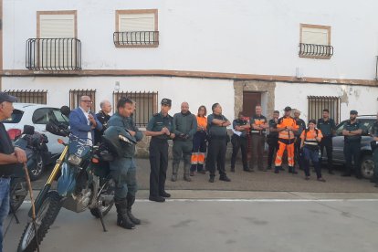 Organización de las labores de búsqueda del anciano desaparecido en Ciria. HDS