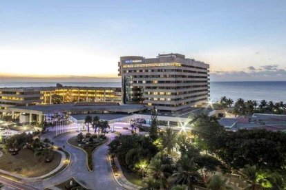 El Hotel Meliá de La Habana.-