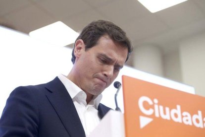 El ex presidente de Ciudadanos, Albert Rivera.-DAVID CASTRO