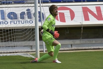 Aitor Fernández es uno de los siete vascos que integran en estos momentos la plantilla numantina.-Álvaro Martínez