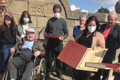 Miguel López, durante la celebración.-HDS