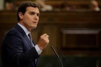 El presidente de Ciudadanos, Albert Rivera-EL PERIÓDICO