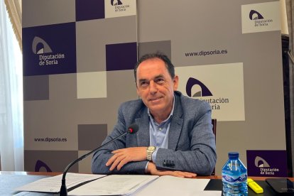 Benito Serrano durante la rueda de prensa. HDS