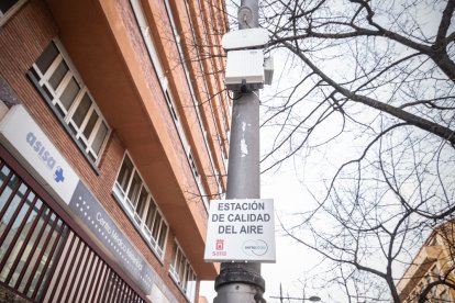 Estación medidora en Mariano Vicén. GONZALO MONTESEGURO