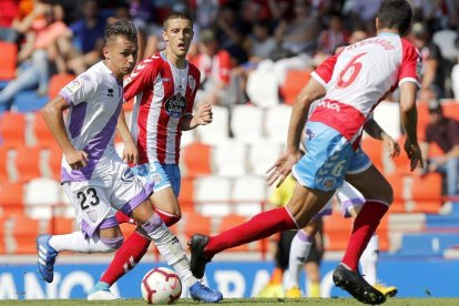 Fran Villalba y Seoane en el partido de la primera vuelta en Lugo.-Área 11