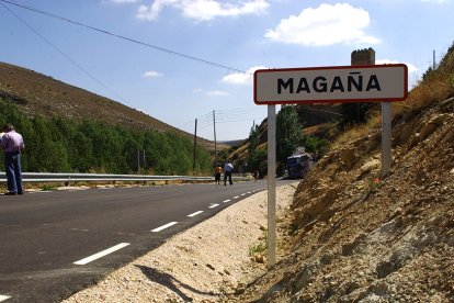 El corte es entre las localidades de Magaña y Fuentes de Magaña.-HDS