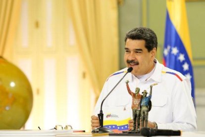 El presidente de Venezuela, Nicolás Maduro, presenta su plan minero.-VENEZUELAN PRESIDENCY