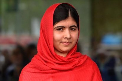 La paquistaní Malala Yousafzai.-