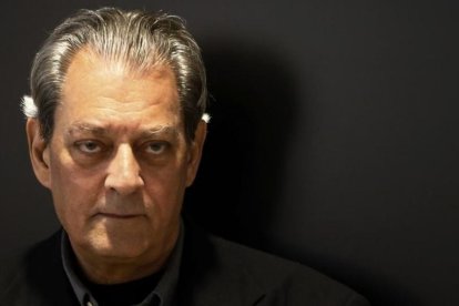 Paul Auster, en la Fundación Telefónica de Madrid, donde ha presentado su nueva novela, 4321-EFE / J. P. GANDUL