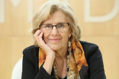 La exalcaldesa de Madrid Manuela Carmena.-