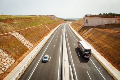 Apertura del tramo del Temeroso en la Autovía del Duero, A-11. MARIO TEJEDOR