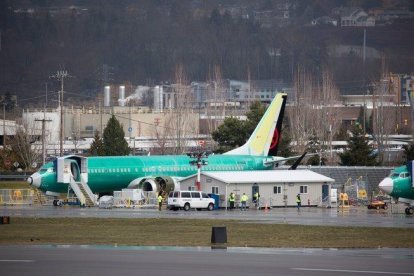 Un avión Boeing 737 MAX.-AFP