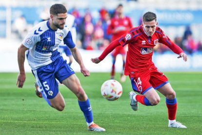 Con el gol de Iñigo Muñoz, el Numancia se trajo los tres puntos de Sabadell. AREA 11