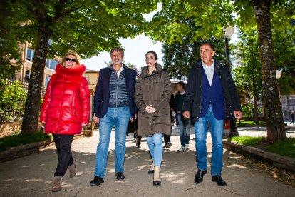 Yolanda de Gregorio, Francisco Vázquez, Belén Izquierdo y Benito Serrano. MARIO TEJEDOR