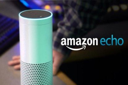 El dispositivo de audio Amazon Echo.-