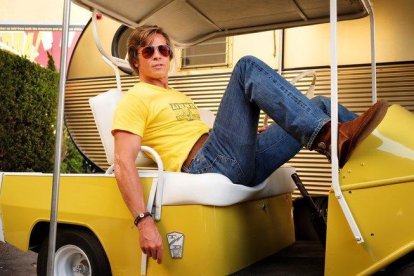 Pitt, en el filme de Tarantino Once Upon a Time in Hollywood.-EPA/CANNES FILM FESTIVAL