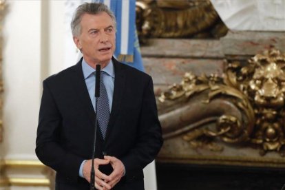 El presidente argentino, Mauricio Macri.-JUAN IGNACIO RONCORONI