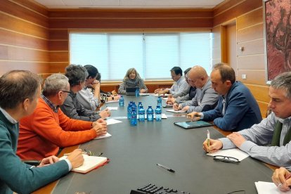 Reunión con la directora general de Producción Agrícola y Ganadera.-ICAL