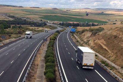 Rehabilitación del firme en la A62 en Zamora.-ICAL