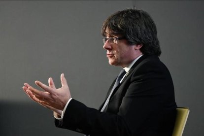 El expresident del Govern, Carles Puigdemont.-JOHN THYS