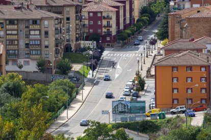 Travesía a la altura de la Concatedral de San Pedro.-MARIO TEJEDOR