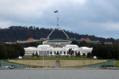 Parlamento australiano, en Camberra.-