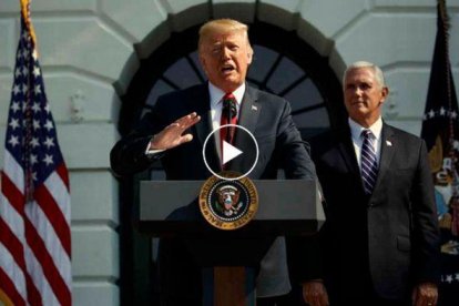 Trump celebra asombroso dato de crecimiento del 4,1 % en segundo trimestre /-EVAN VUCCI (AP) / EFE VÍDEO