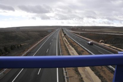 Panorámica de la A-15 a su paso por la provincia. HDS