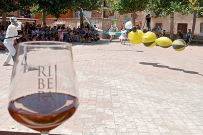 Una de las actividades de la mañana en San Esteban.-ANA HERNANDO