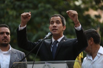 Juan Guaidó, líder opositor venezolano.-EFE