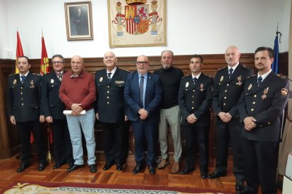 Acto de entrega de distinciones de la Policía Nacional en Soria. HDS