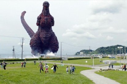 Un fotograma de 'Shin Godzilla'.-