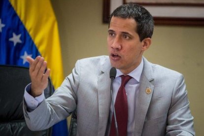 Juan Guaidó, presidente interino de Venezuela.-EFE