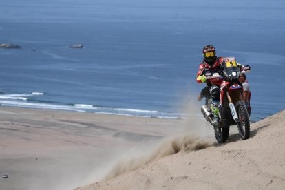 Joan Barreda, con su Honda.-/ AFP / FRANCK FIFE