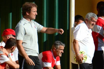 El entrenador del Numancia, Jagoba Arrasate.-ÁLVARO MARTÍNEZ