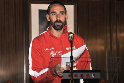 El técnico del Club Atletismo Numantino, Enrique Márquez.-VALENTÍN GUISANDE