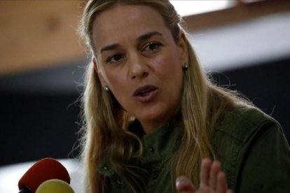 Lilian Tintori.-REUTERS / ANDRES MARTINEZ CASARES