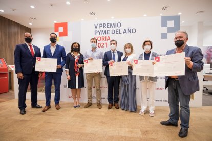 Entrega de los Premios Pyme del Año en Soria en su edición anterior. GONZALO MONTESEGURO